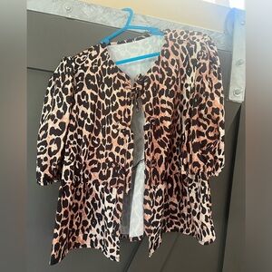 Cheetah print shirt